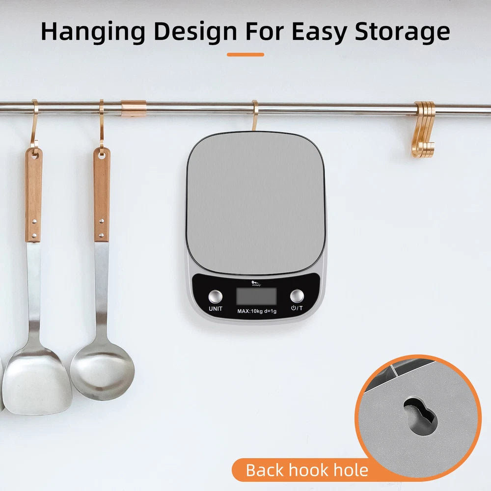 10KG Kitchen Scales Digital Electronic LCD Cooking Baking Food Weighing Scale UK
