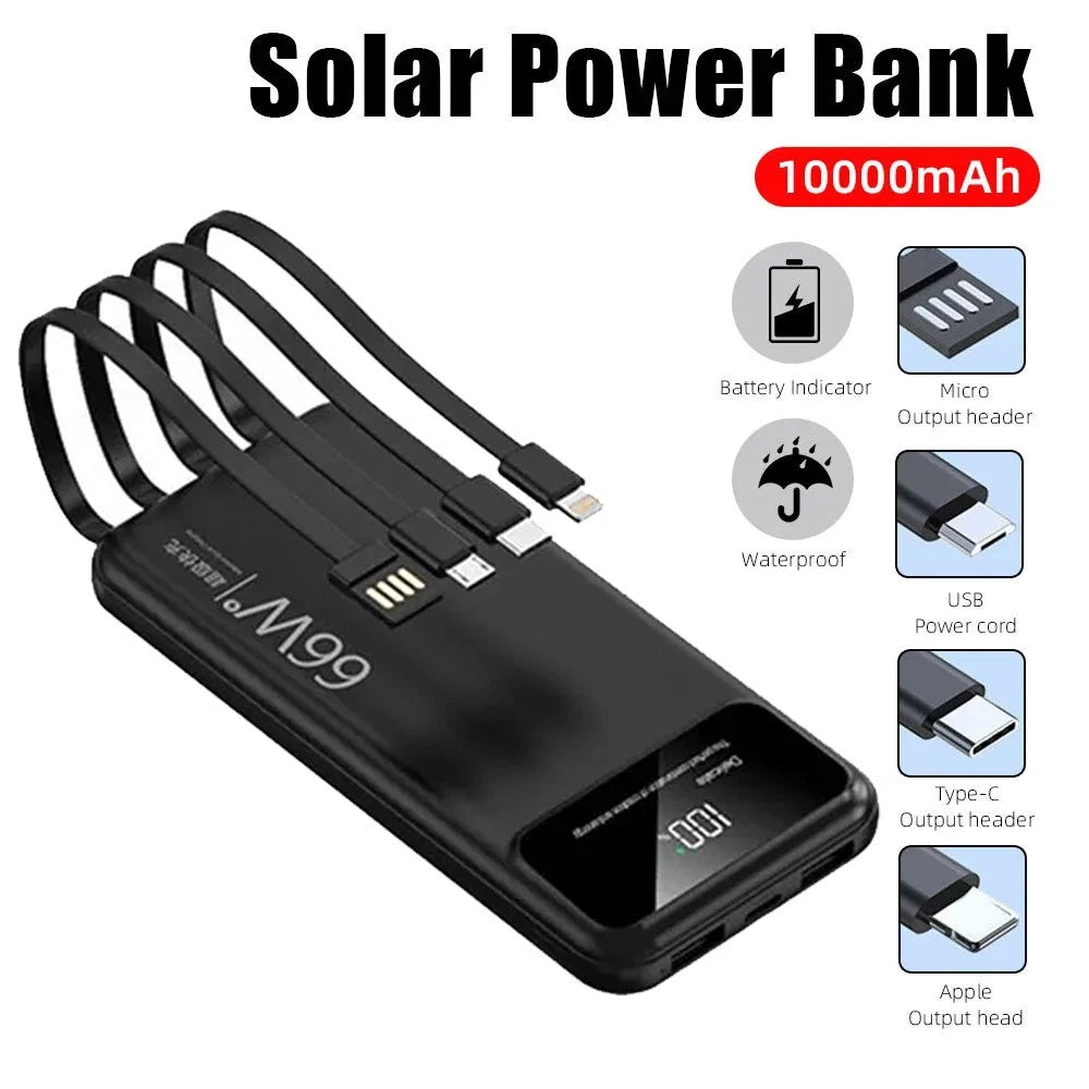 9000000mAh Power Bank Fast Charger Battery Pack Portable 4 USB for Mobile Phone.