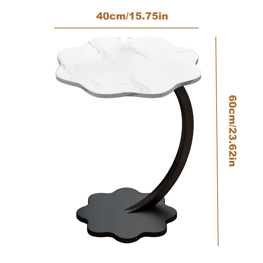C-SHAPED COMPACT SOFA SIDE END TABLE COFFEE LAPTOP TABLE LIVING ROOM BEDROOM UK