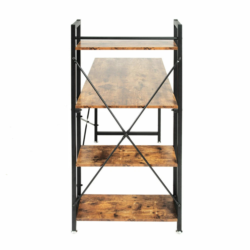 Home Office Computer Writing Desk Pc Laptop Workstation Table with Foldable Legs