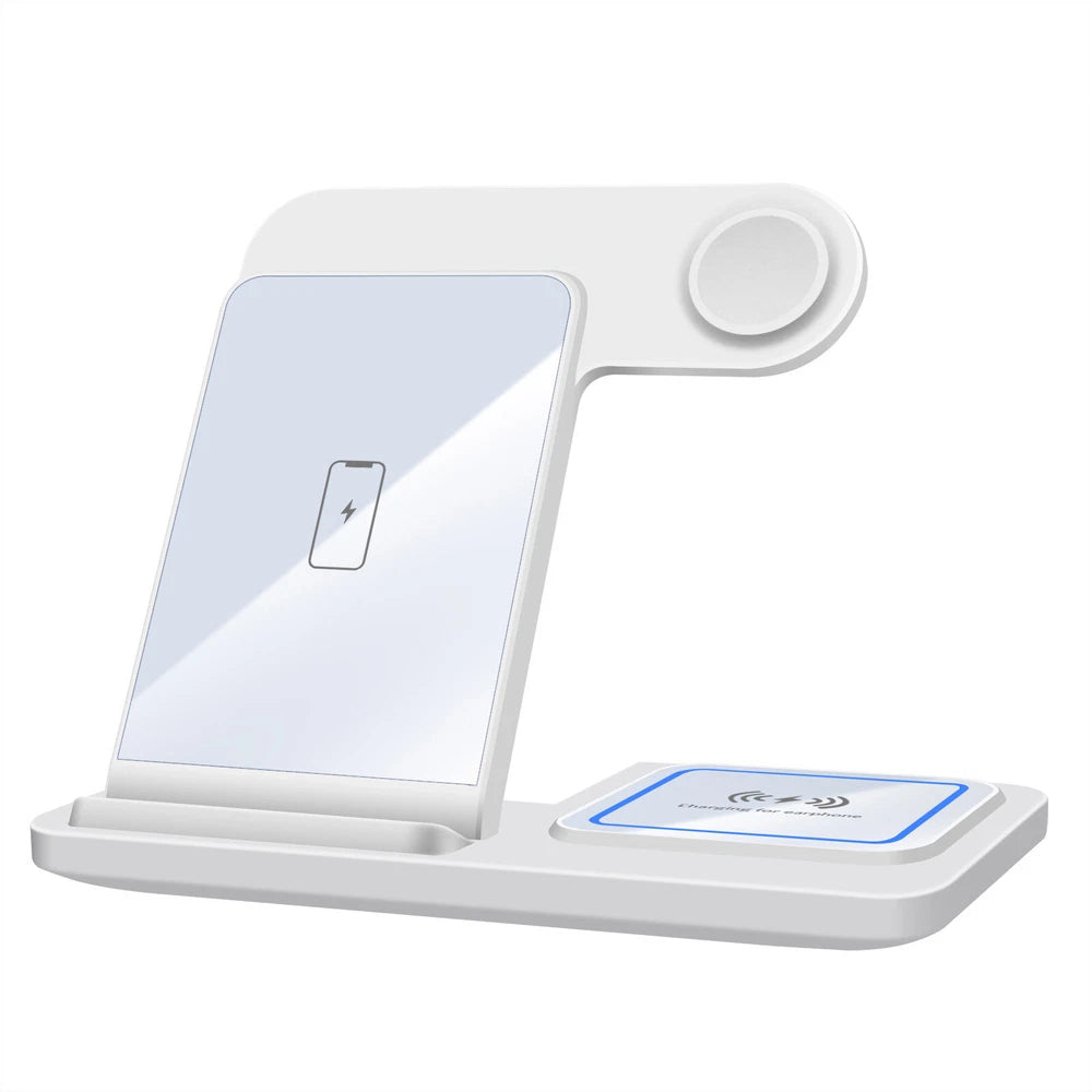 3in1 Wireless Charger Dock Charging Stand For Apple Watch Ultra 9 8 iPhone 16 15