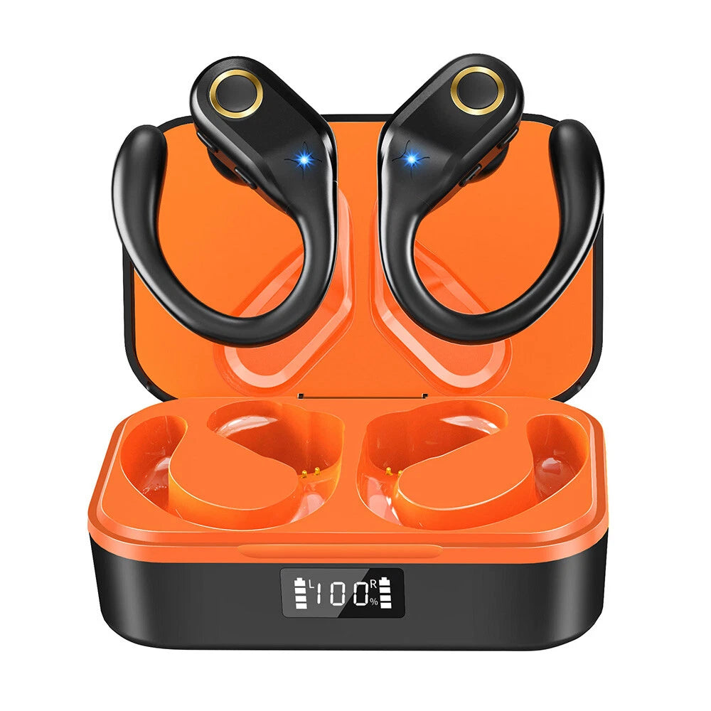 TWS Wireless Bluetooth Earphones Headphones Sports Running Bass Earbuds Ear Hook