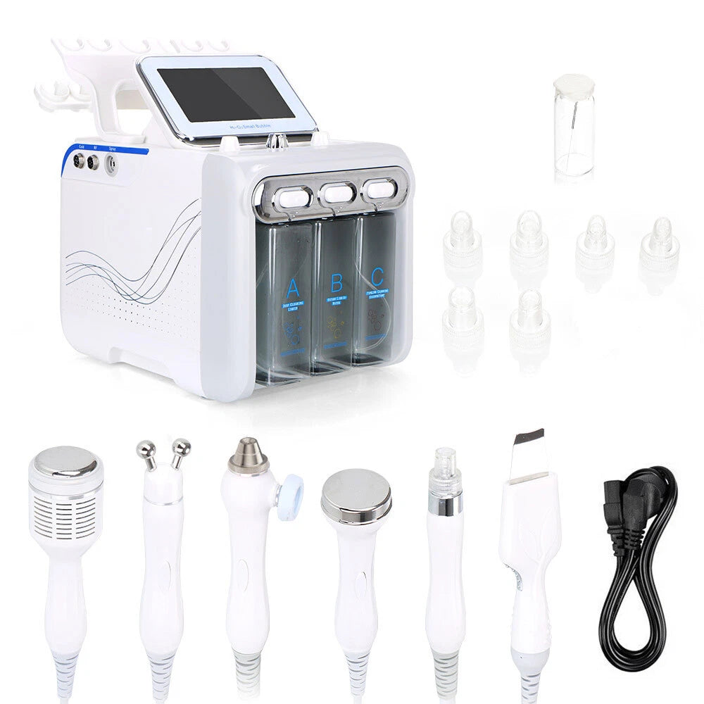 6/7 in 1 Hydra Water Facial Cleaner Aqua Peel Hydro Dermabrasion Beauty Machine