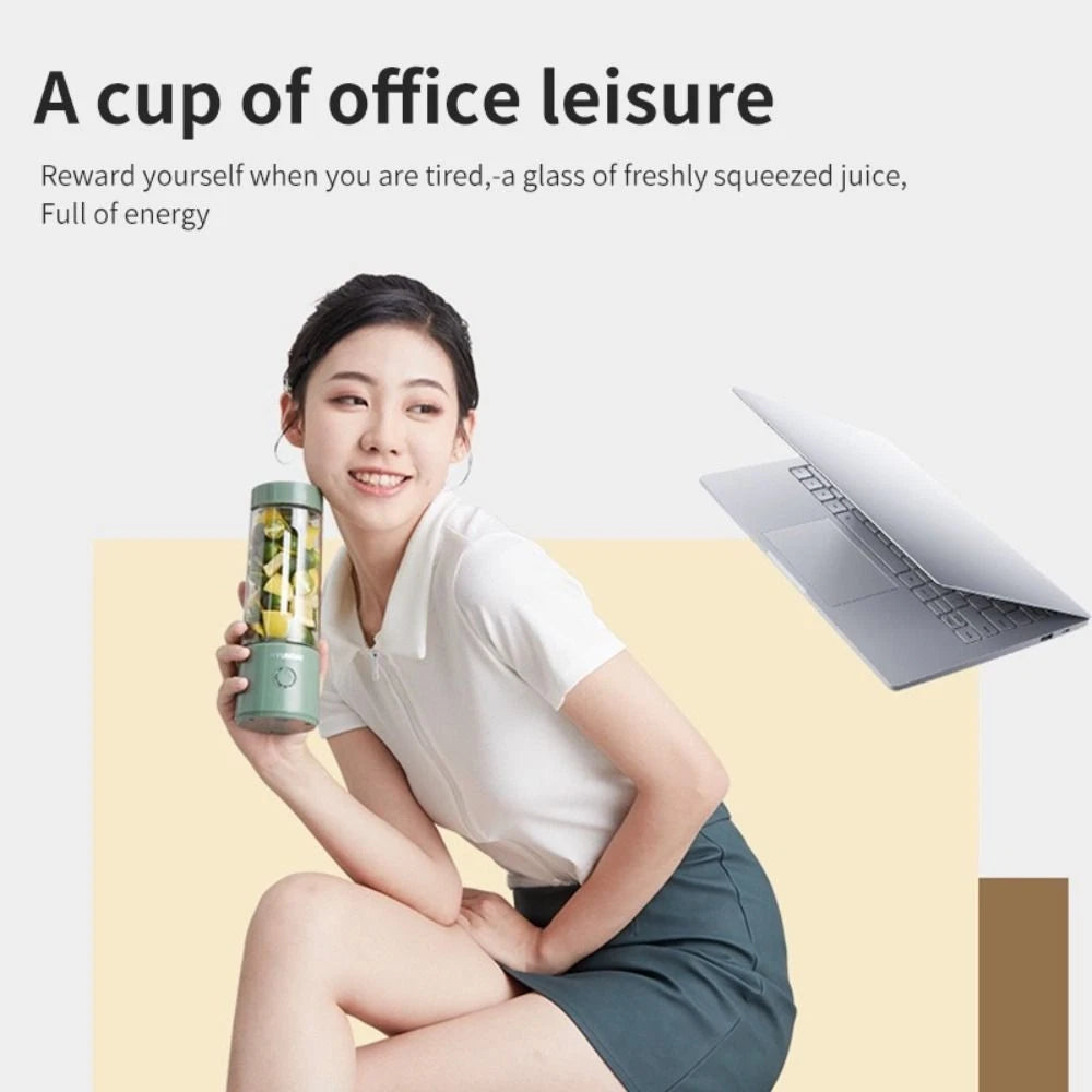 Portable Fruit Juice Blender 500ml Baby Food Blender  Home Kitchen