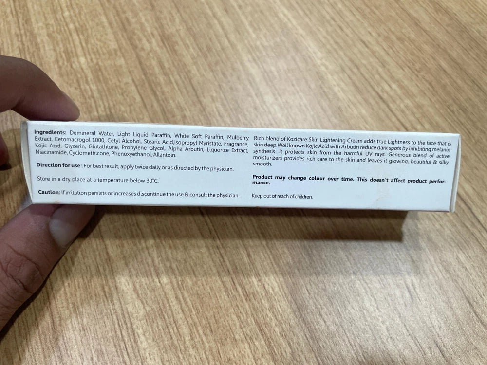 Dark Skin Bleaching Cream Whitening Lightening AHA - Face & Body |- 15g