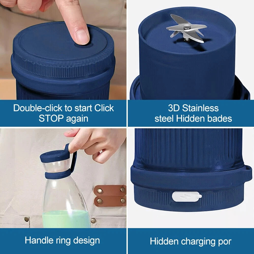 Portable Blender Personal Bottle Powerful Mini Fresh Juice,Blender Juicing Cup