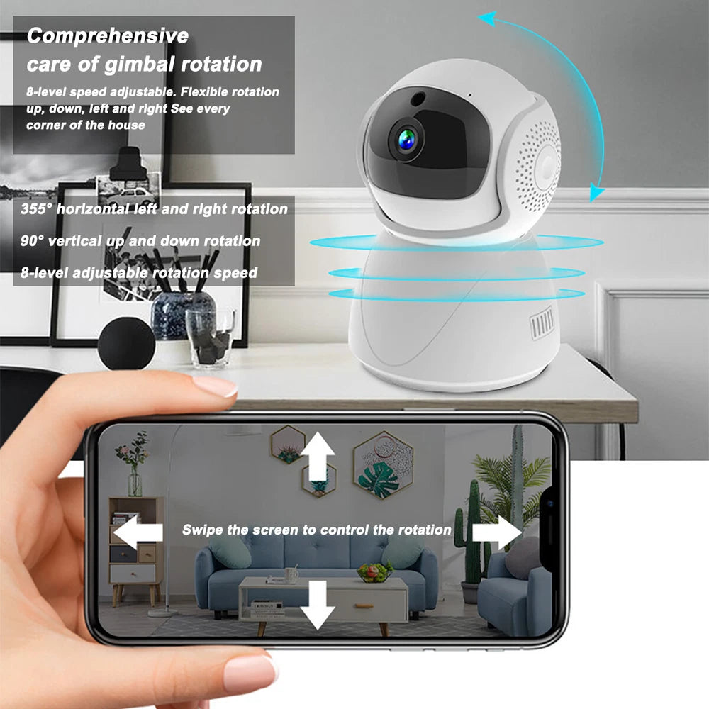 5G 1080P IP Camera Wireless WIFI Indoor CCTV HD PTZ Smart Home Security IR Cam