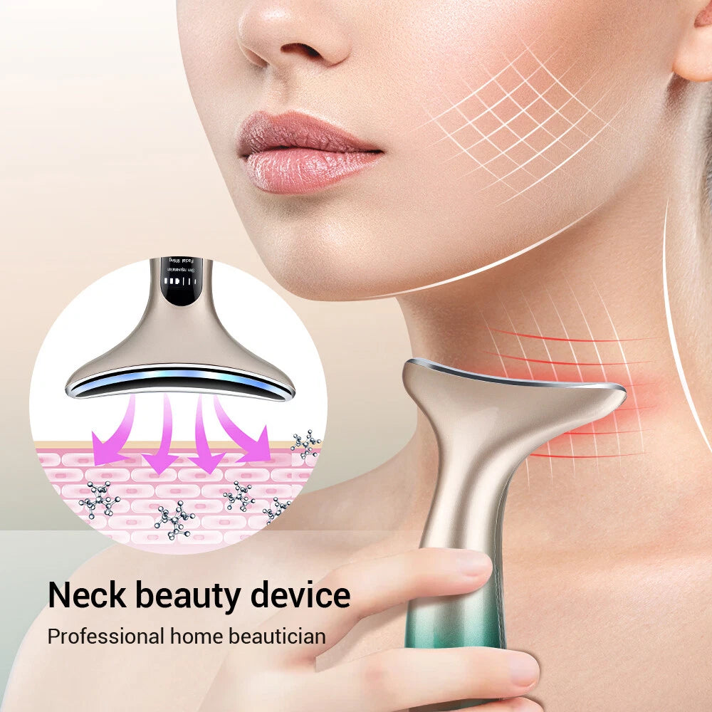 Skin Tightening Machine RF LED Light Photon Therapy Face Massager Facial Beauty