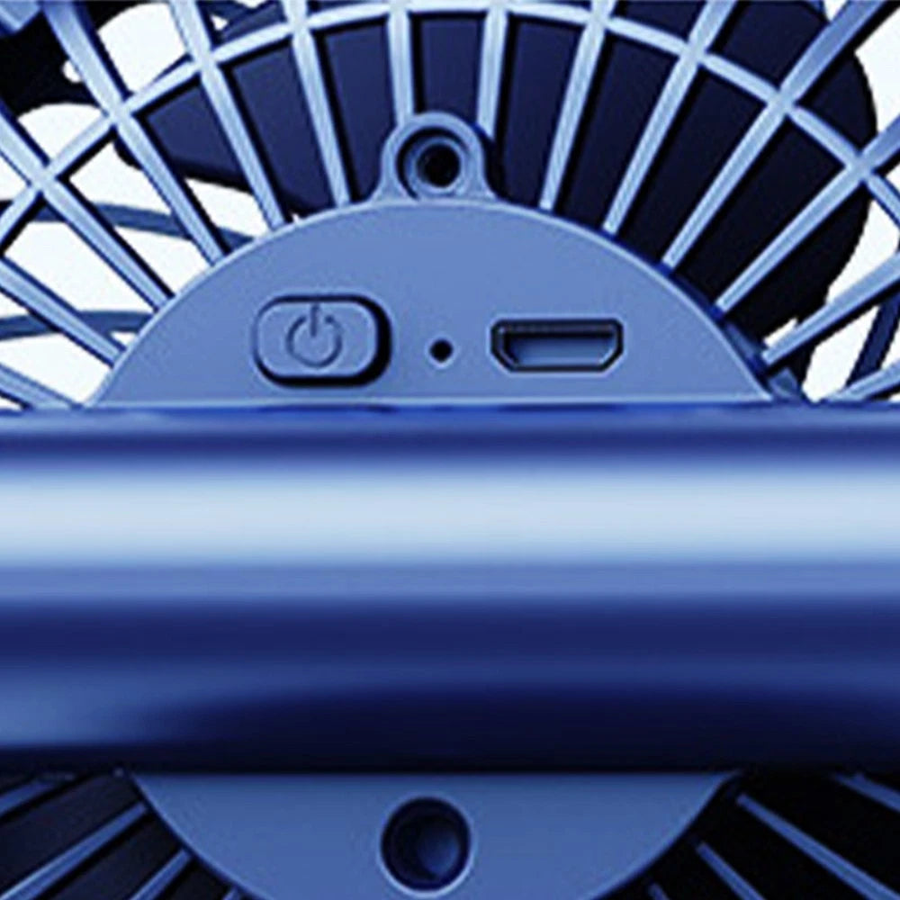 Neck Fan USB Portable Neck Fan Rechargeable Portable Cooler Neckband Bladeless~