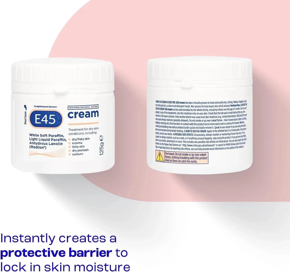 E45 Dermatological Itch Relief Cream 125g
