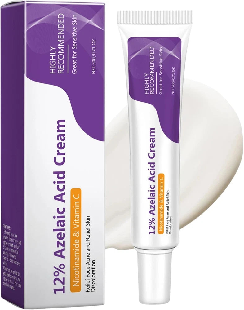 12% Aze-Laic Acid Acne Cream，Acne & Hyperpigmentation Treatment for Spot Prone
