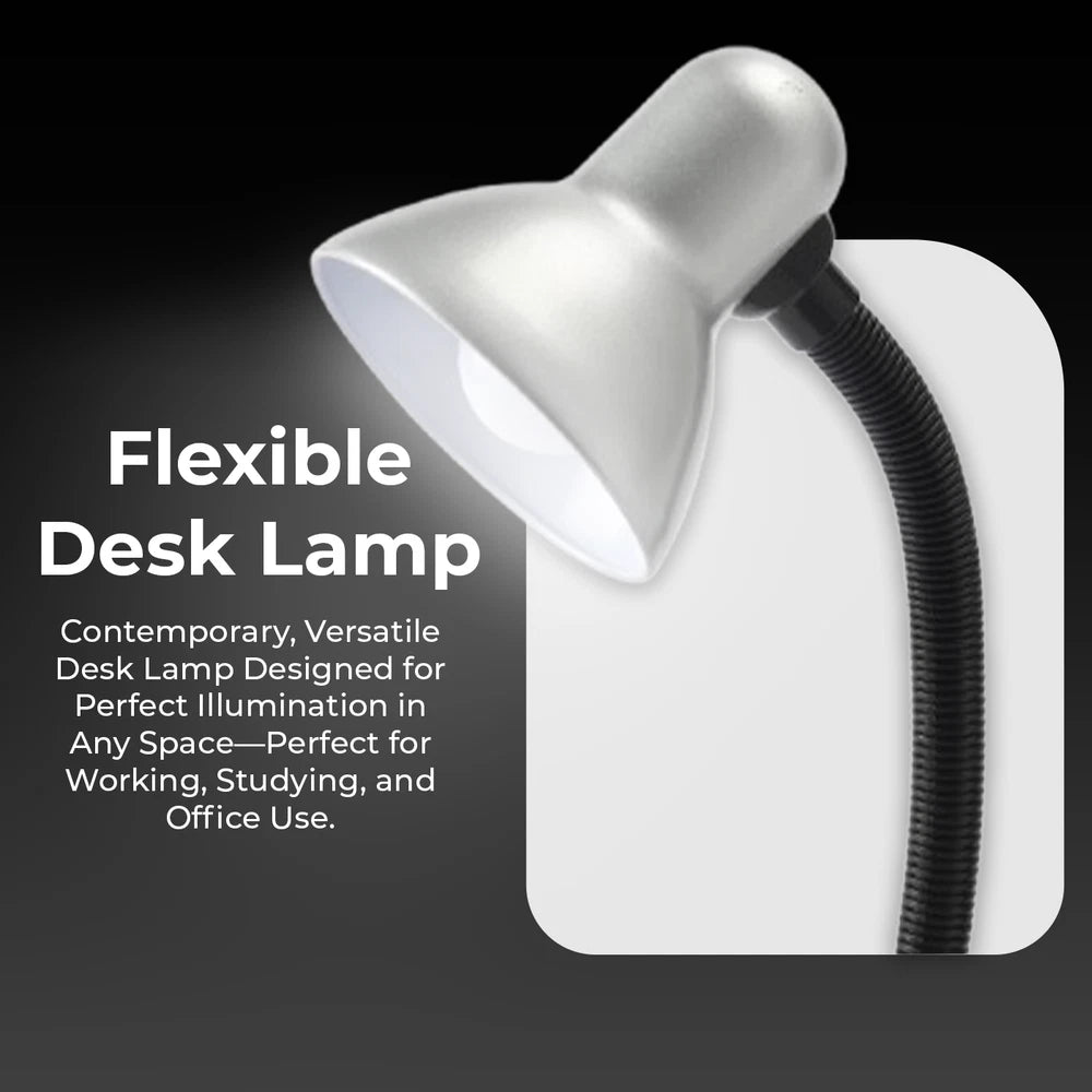 Desk Lamp Neck Table Flexi Desk Reading Lamp With Bulb Home Office Study Light
