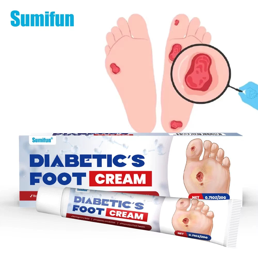 20g New Diabetic Foot Cream Ulceration Feet Erosions Anti Itchy Skin Repair