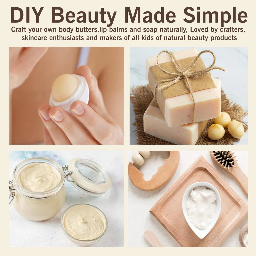 Shea butter Organic Unrefined, Cold Pressed, 100% Pure, Raw & Natural Grade A