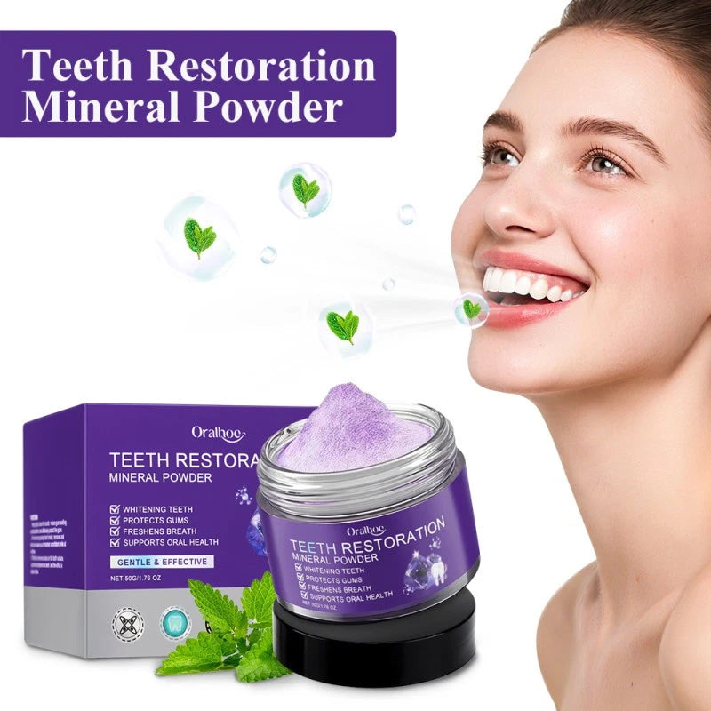 6-1X Teeth Restoration Mineral Powder, Effective in Strengthening Teeth and Gums