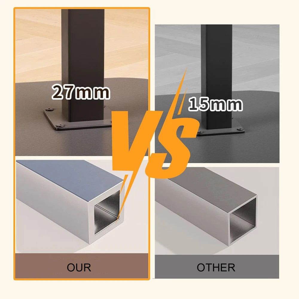 Adjustable C-Shaped Sofa Side End Table Coffee Laptop Table Living Room Bedroom