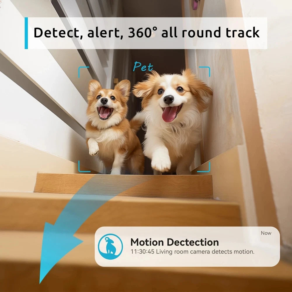 blurams Wifi Security Camera Smart Indoor Pet Dog Cat Cam 1080P Night Vision