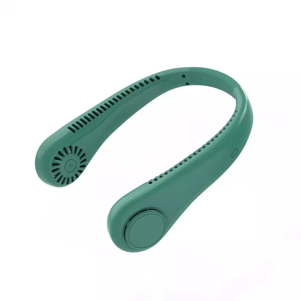 Portable Neck Mini Fan Lazy Neck Hanging USB Rechargeable Air Cooler Fan UK