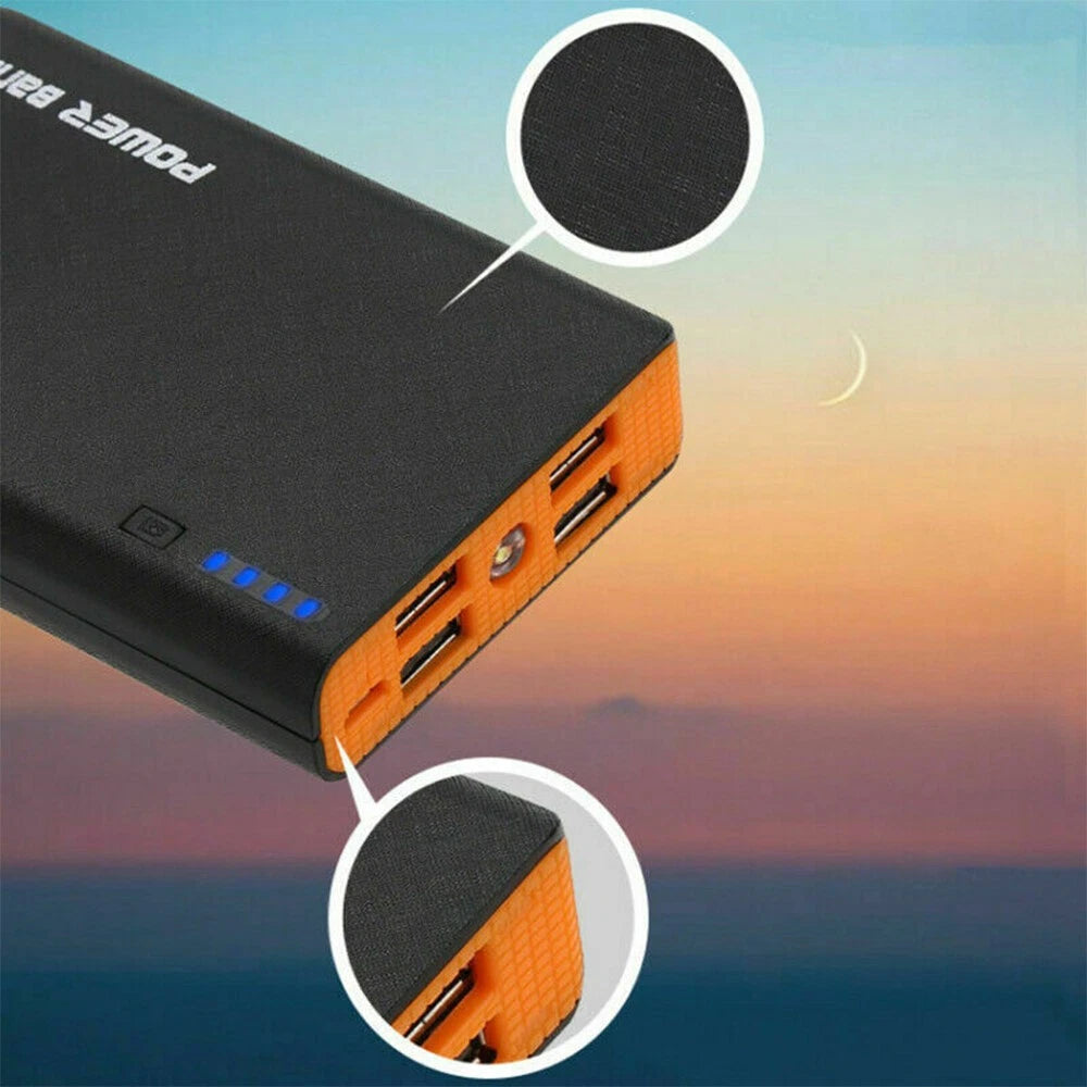 9000000mAh Power Bank Fast Charger Battery Pack Portable 4 USB for Mobile Phone.