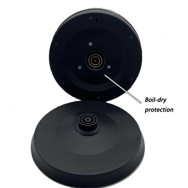 Electric Kettle Stainless Steel Cordless Jug 1.8L Overheat Protection 1500W UK