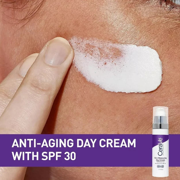 2x Cerave Skin Renew Day Cream, SPF 30,  (1.76oz)