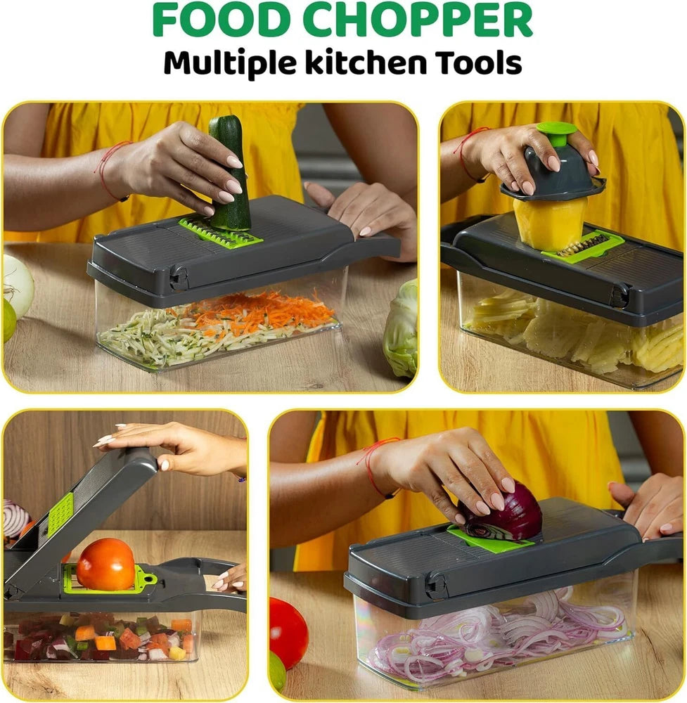 Vegetable Chopper,Food Choppers Onion Chopper Veggie Slicer Cutter Dicer Kitchen