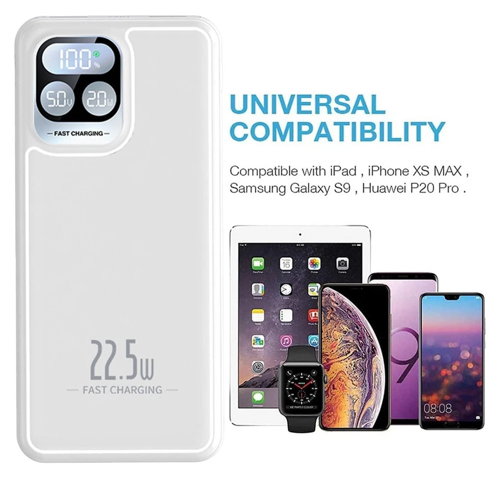 Power Bank Pack 20000mAh Fast Charging Portable Charger Battery For Mobile Phone