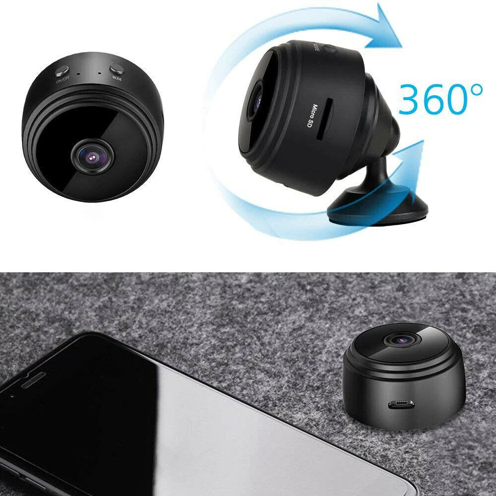HD 1080P Mini Camera Home Wireless WiFi Security Smart Cam IR Night Vision DVR