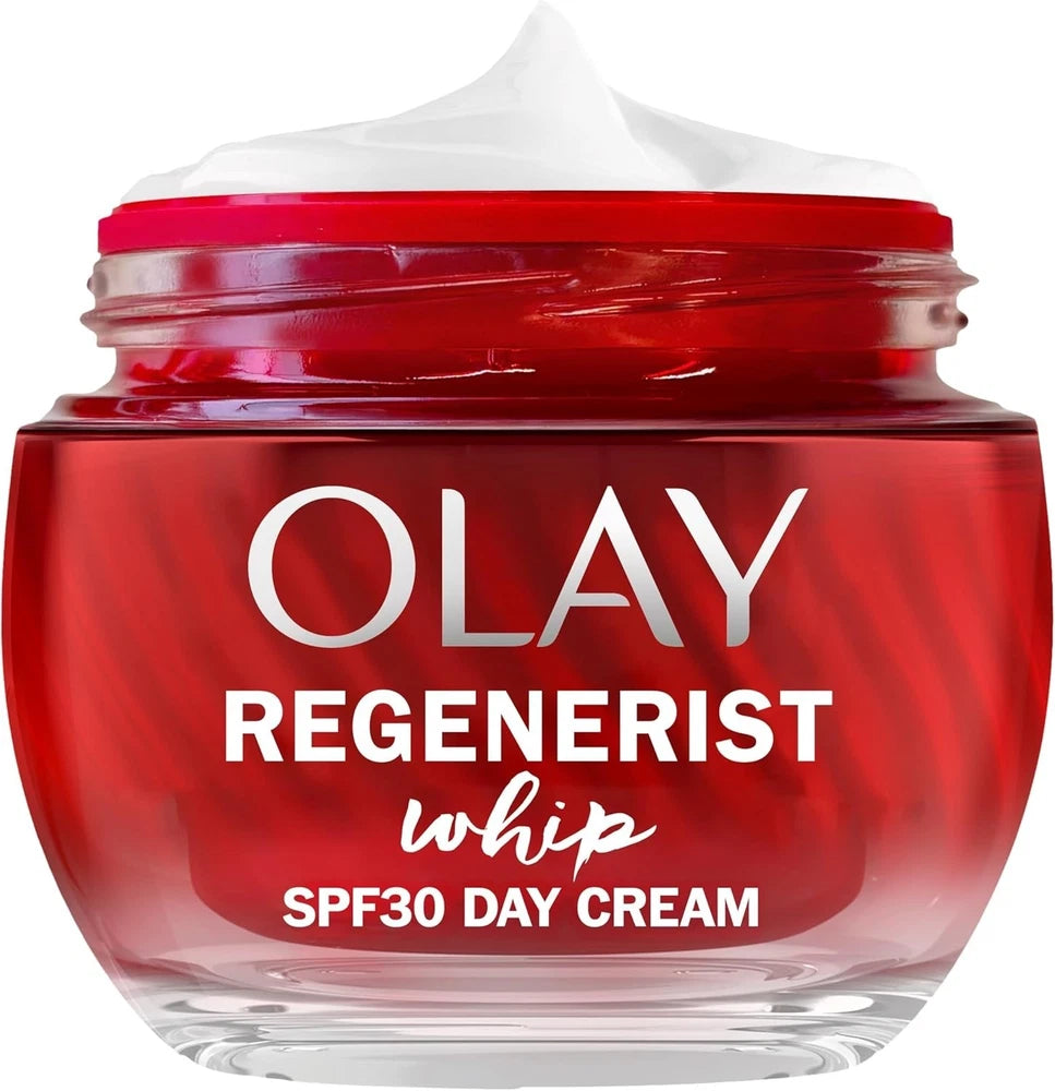Olay Regenerist Whip Day Face Cream SPF30, Lightweight Anti-Wrinkle 50ml
