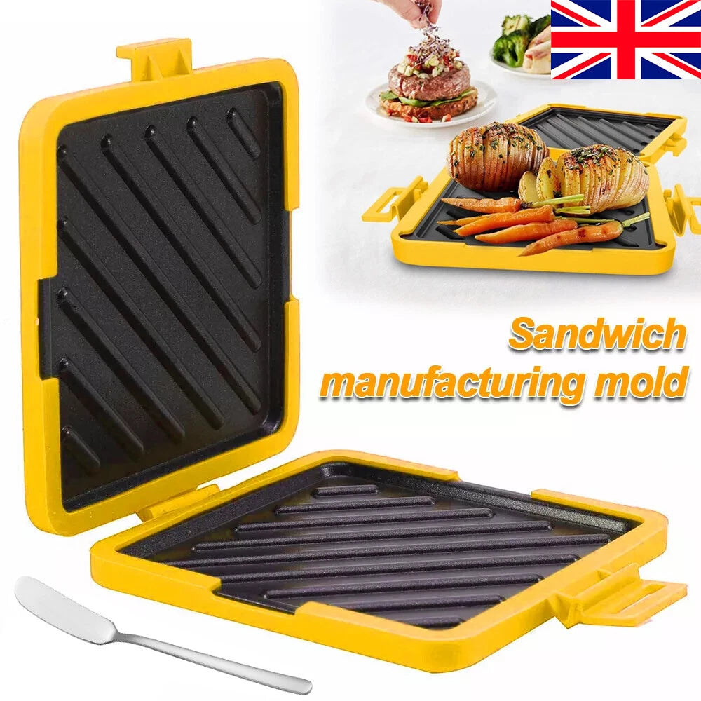 Toasted Sandwich Maker Microwavable Machine Waffle Maker Microwave Oven Toastie