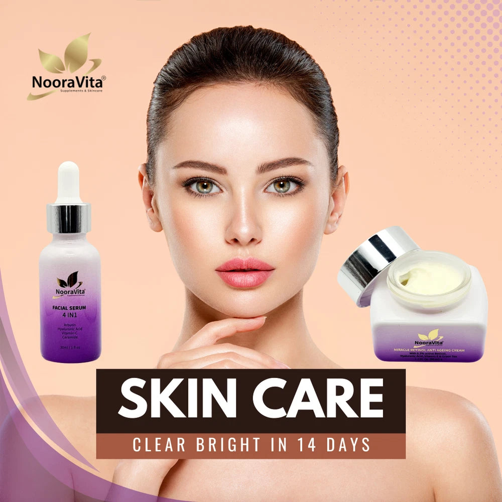 Miracle Retinol Anti Ageing Cream With 0.3% Active Retinol & Hyaluronic Acid.