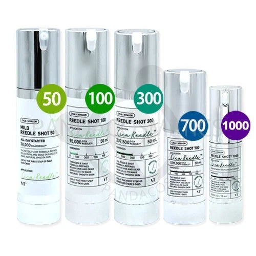 VT COSMETICS CICA Reedle Shot 50 / 100 / 300 / 700/1000 Essence 50ML/30ML/15ML