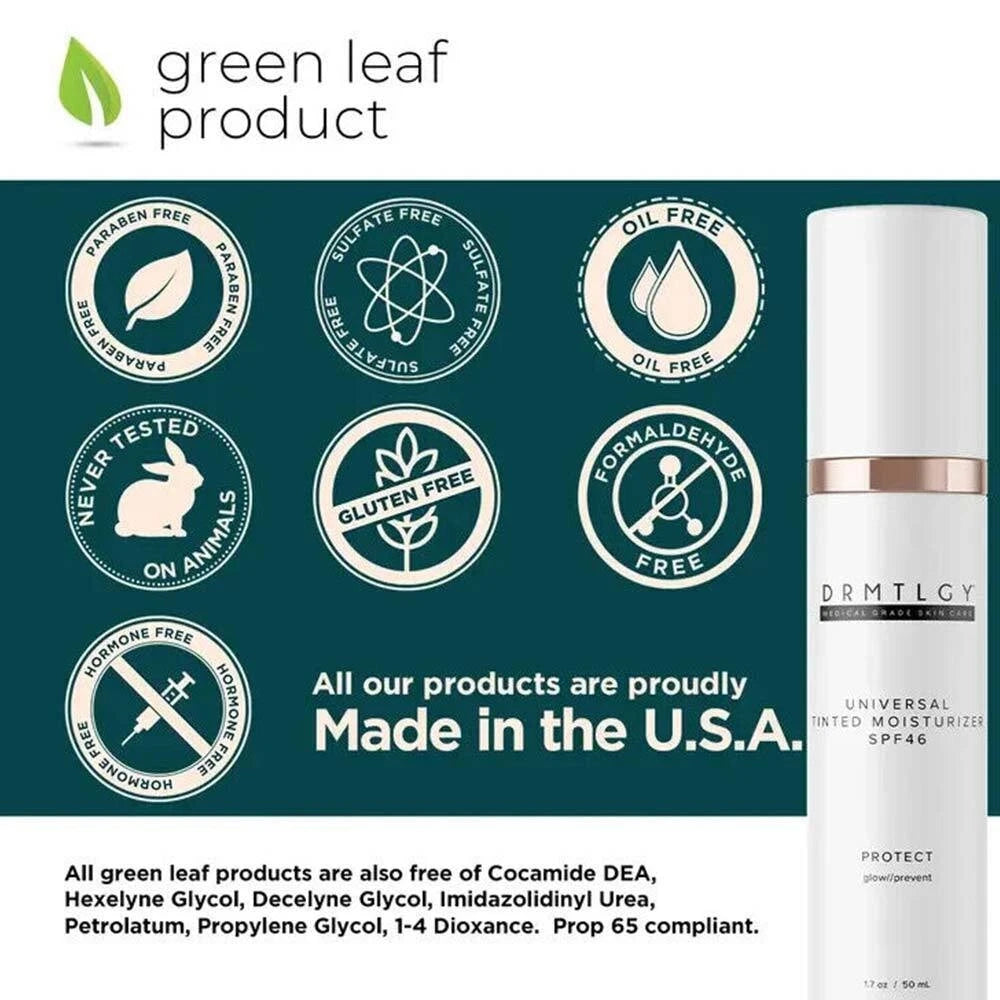 Uk Drmtlgy Tinted Face Moisturizer with Spf46 Sunscreen Skin Care 50Ml