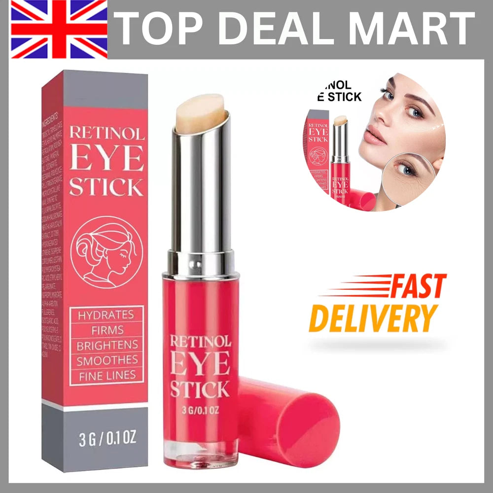 Retinol Eye Stick - Anti Wrinkle Eye Cream For Puffy Eyes, Dark Circles, Eye UK