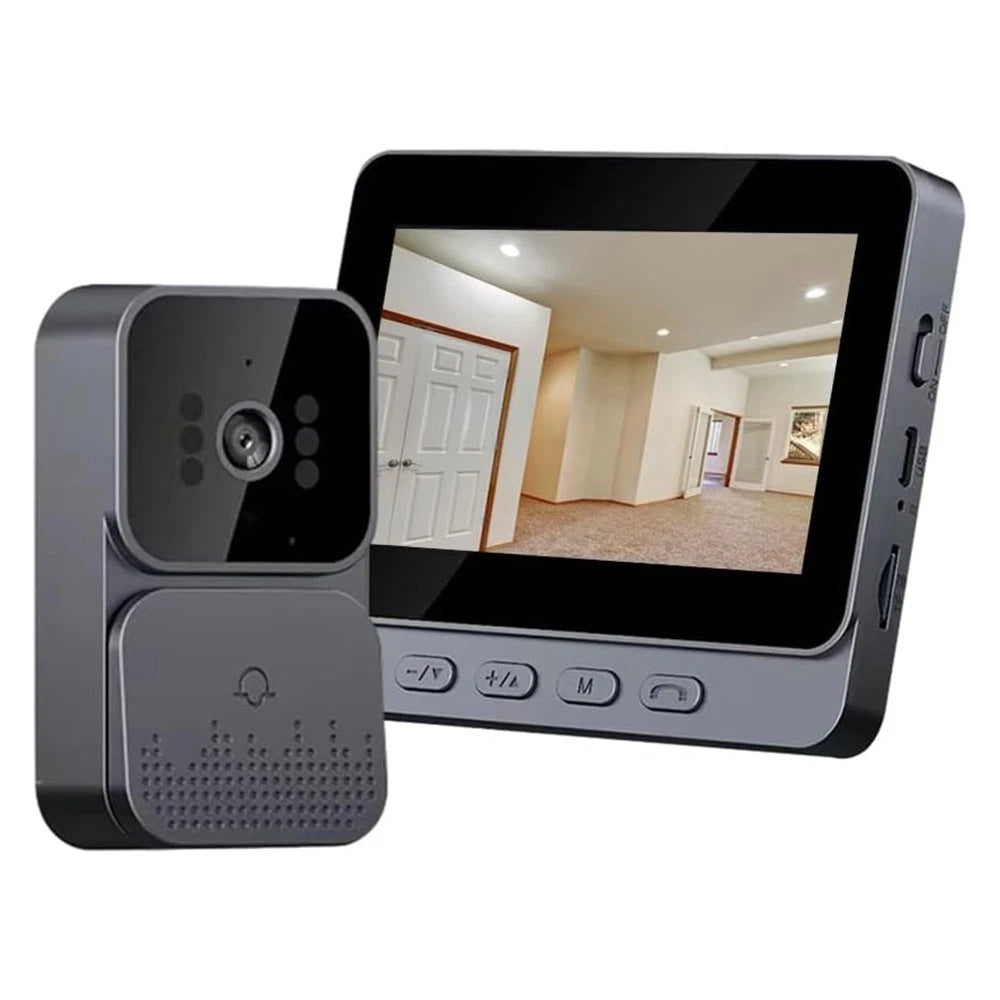 Wireless WiFi Video Doorbell Smart Camera Door Bell Ring Intercom Security UK