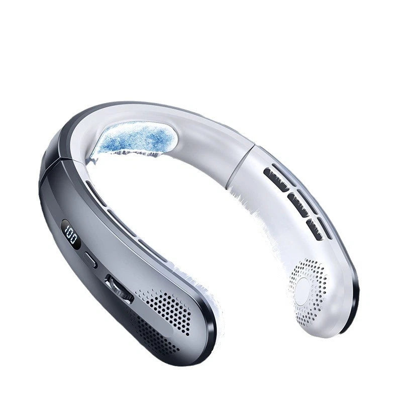 Xiaomi 8000mAh USB Rechargeable Bladeless Hanging Neck Fan - Portable&Quiet