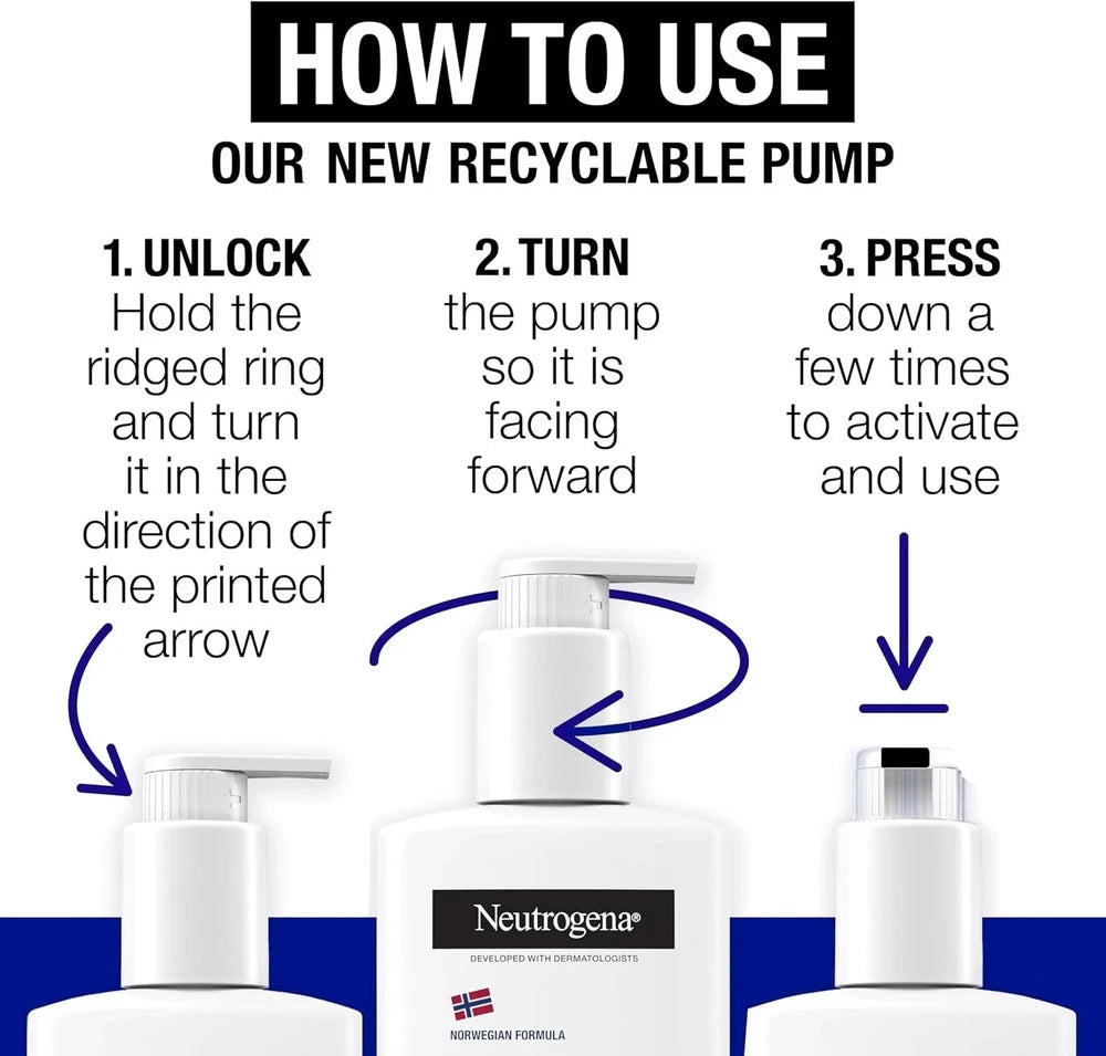 Neutrogena Norwegian Formula Deep Moisture Body Lotion 400ml – Hypoallergenic