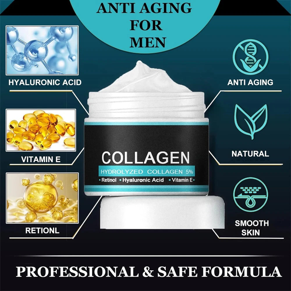 Collagen Face Lift Cream Anti Ageing Wrinkles Hyaluronic Acid Face Moisturiser