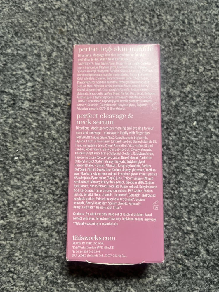 thisworks Perfect Cleavage &  Neck Serum & Legs 2 X 20ml