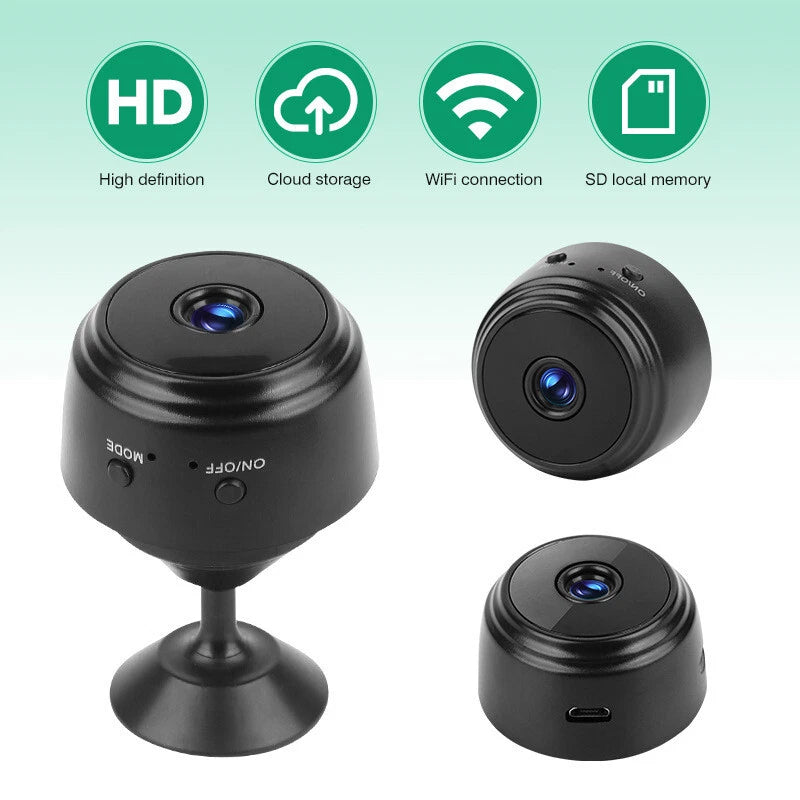 1080P Wireless WiFi CCTV Indoor & Outdoor MINI IP Camera CAM Home Security Kit