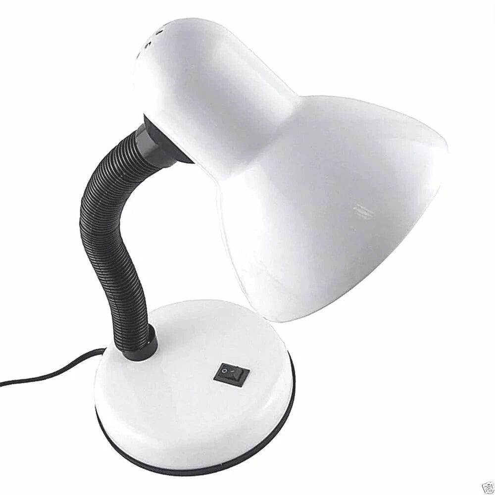 LED Desk Lamp Flexible Neck Table Reading Light With Bulb Home Office Study Work