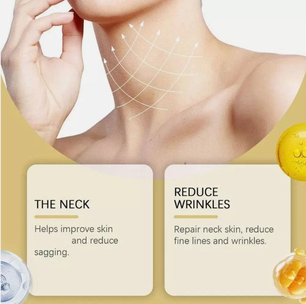 1/2X Firming Neck Cream for Crepey Skin Body Moisturize Roller Massage Neck Care