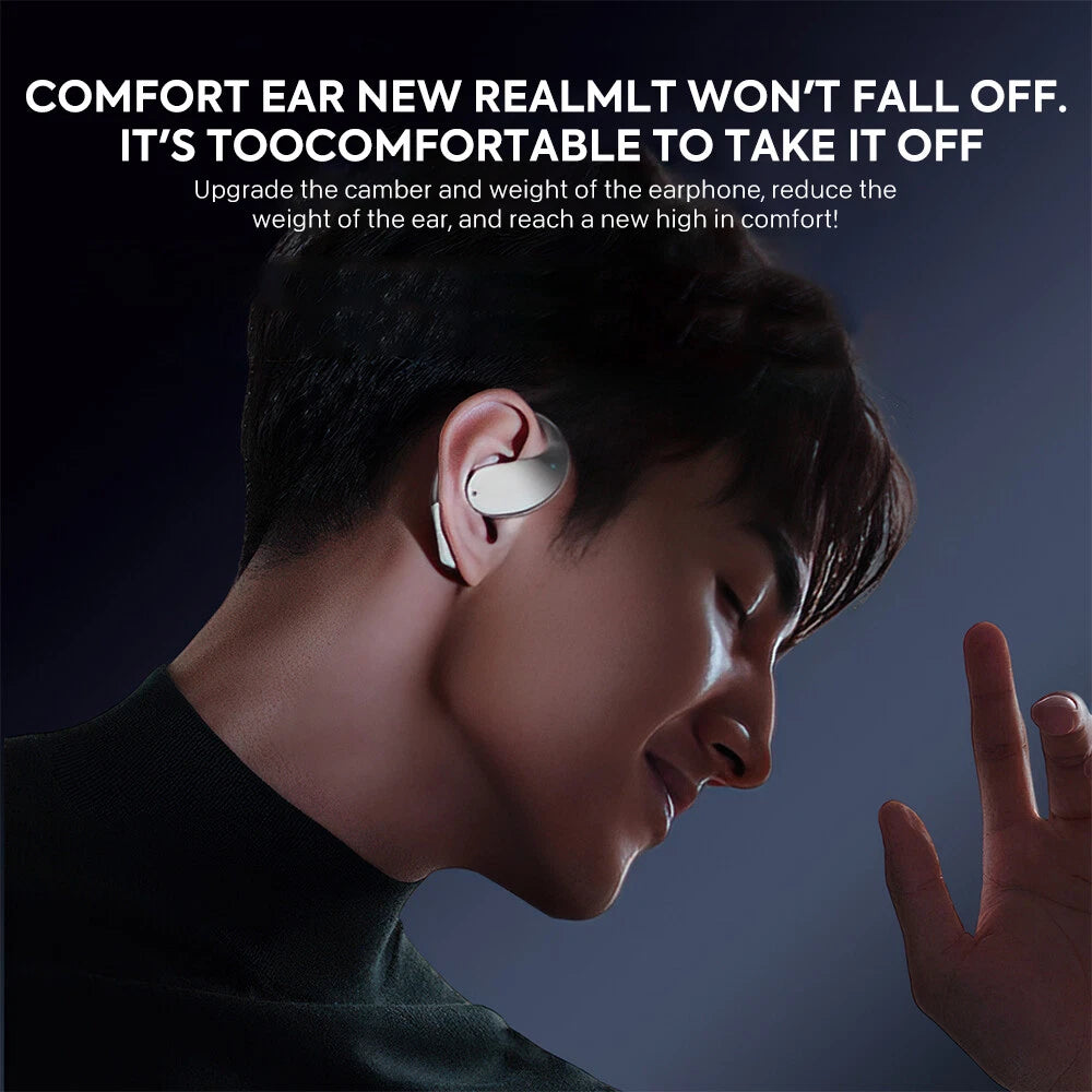 MPOW Wireless Earphones Open Ear Bluetooth 5.4 OWS Headphones Gym Sports Earbuds