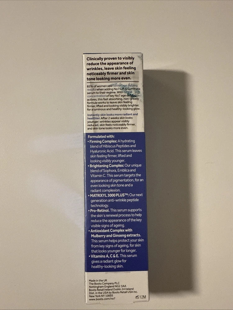 No7 Lift & Luminate TRIPLE ACTION Serum 50ml