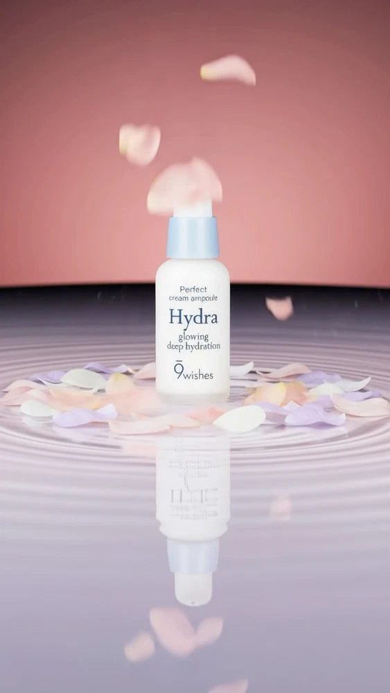 9wishes, Hydra Ampoule Face Cream Deep Hydration Moisturiser, Korean Skincare