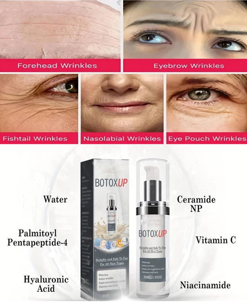 FACE LIFT SERUM HYALURONIC ACID RETINOL COLLAGEN  WRINKLE FIRMING ANTI AGING