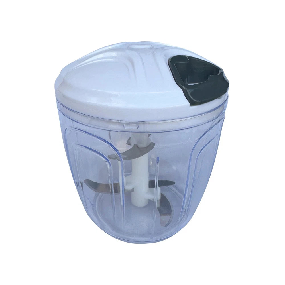 Vegetable Chopper Manual Pull Rope Vegetable Cutter Food Hand Held Dicer Slicer