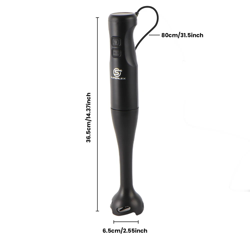 2Speed Handheld Stick Blender Whisk Curry Puree Mixer Food Processor Fresh juice