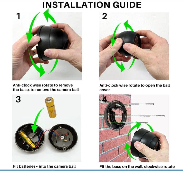 1/2 x DUMMY DOME CCTV SECURITY CAMERA FLASHING LED INDOOR OUTDOOR FAKE CAM UK