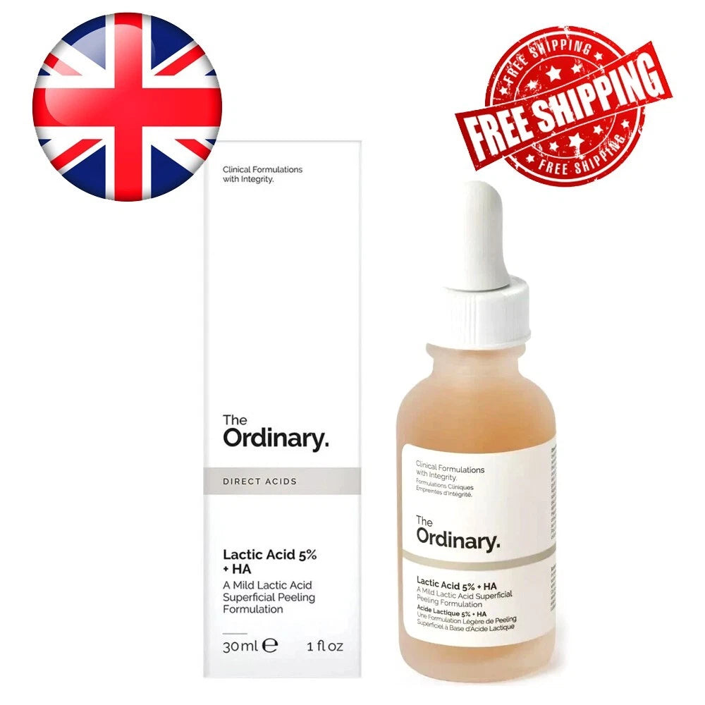 BRAND NEW The Ordinary Lactic Acid 5% + HA 2% 30ml UK SELLER FREE SHIPPING